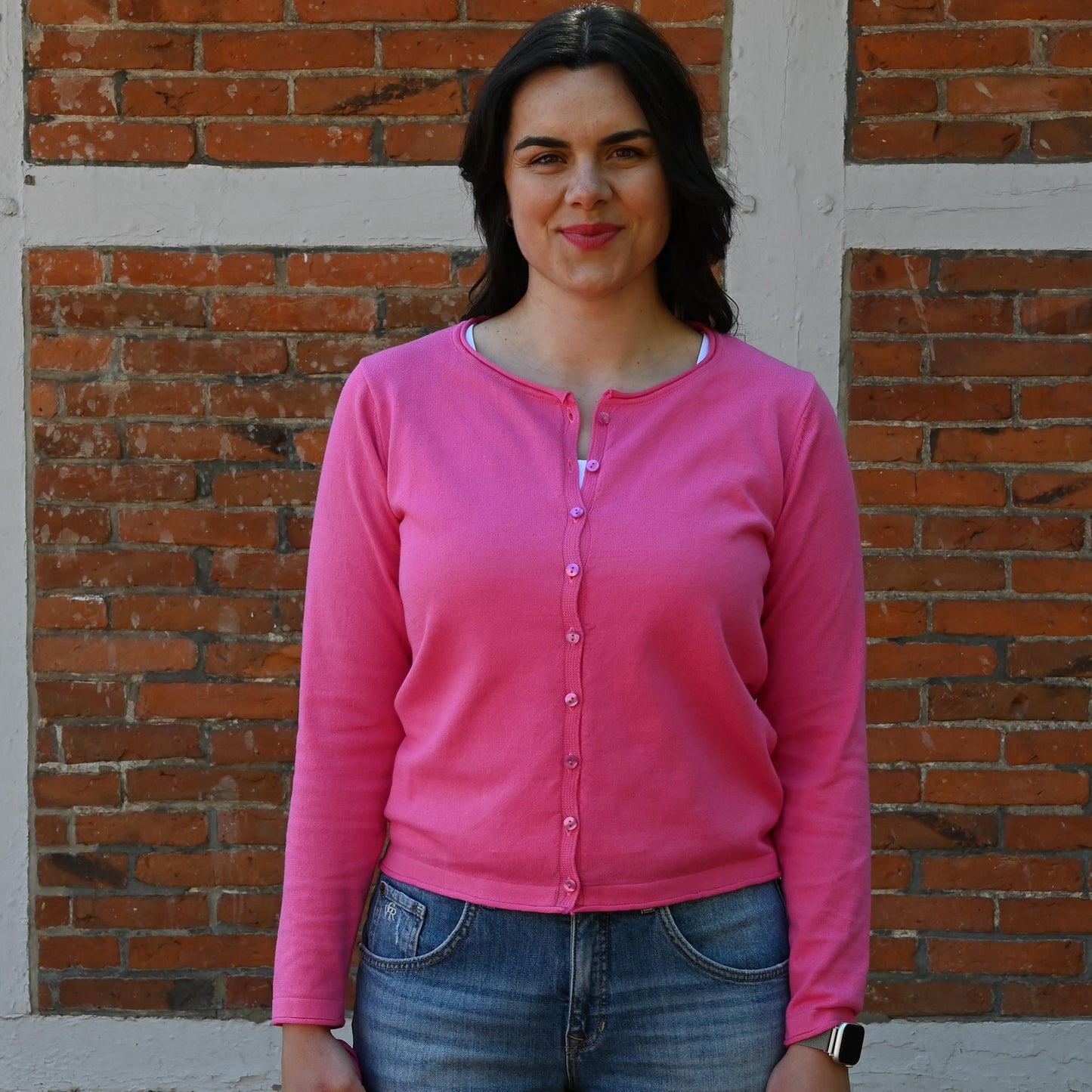 Rundhals Cardigan